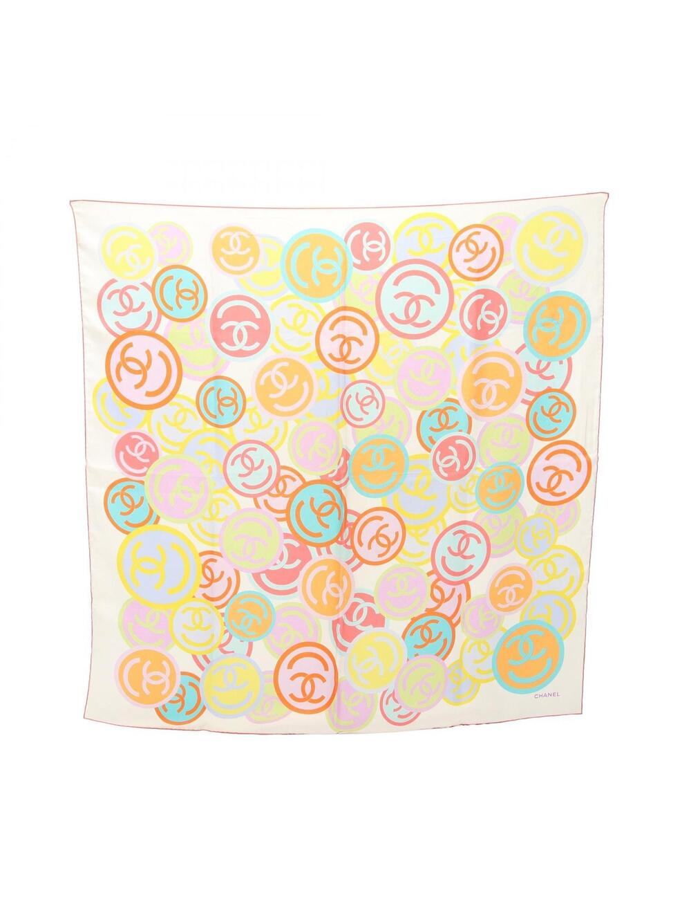 Chanel Coco Mark All Over Print Scarf #303306C46B